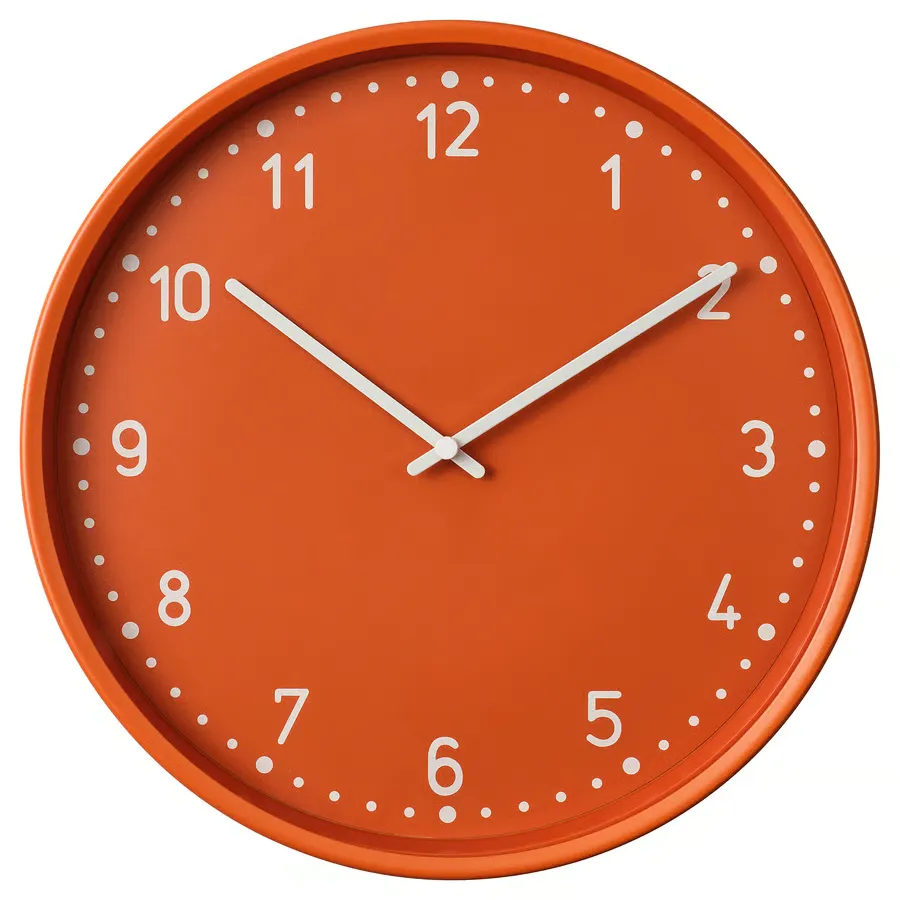 bondis-wall-clock-orange__1392153_pe966015_s5_11zon ساعت دیواری نارنجی BONDIS ایکیا