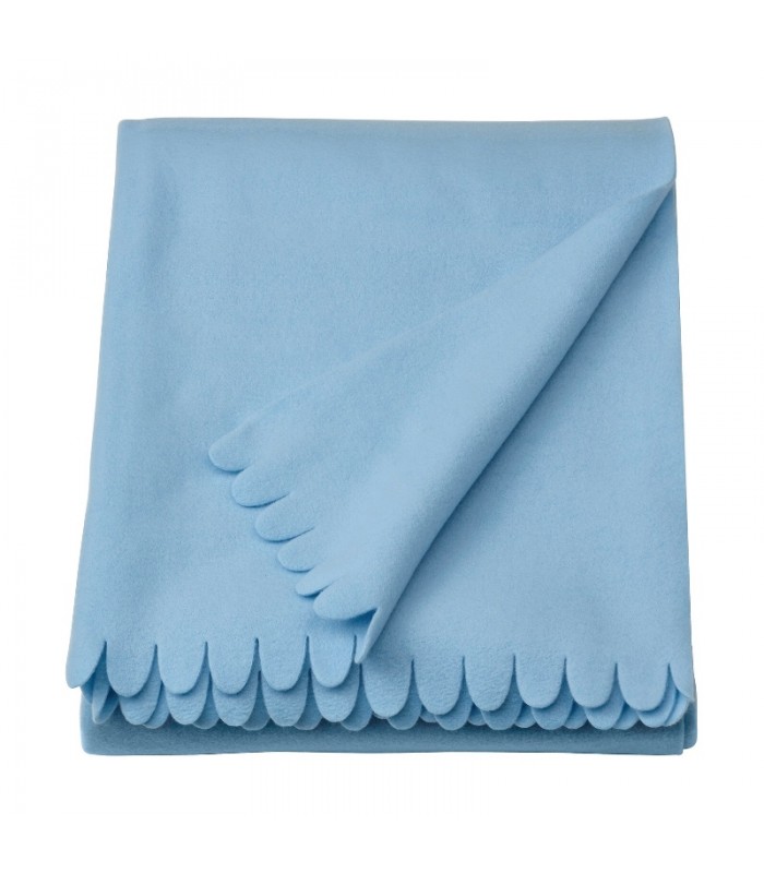 پتو-ایکیا-مدل-polarvide-رنگ-آبی-روشن