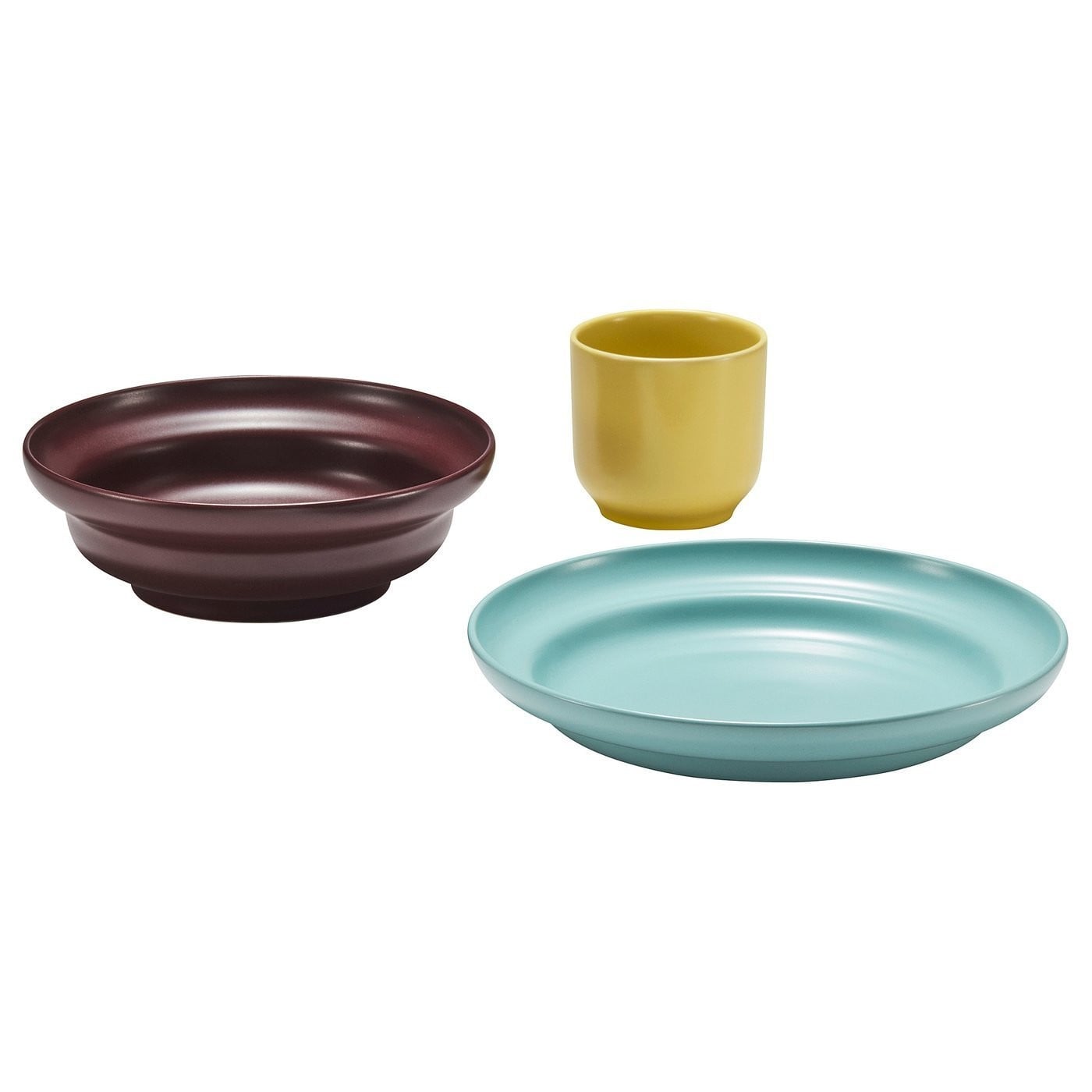 spjutlilja-3-piece-serving-set-mixed-colours__1467213_pe995702_s5 ست سهتایی ظروف غذاخوری SPJUTLILJA ایکیا
